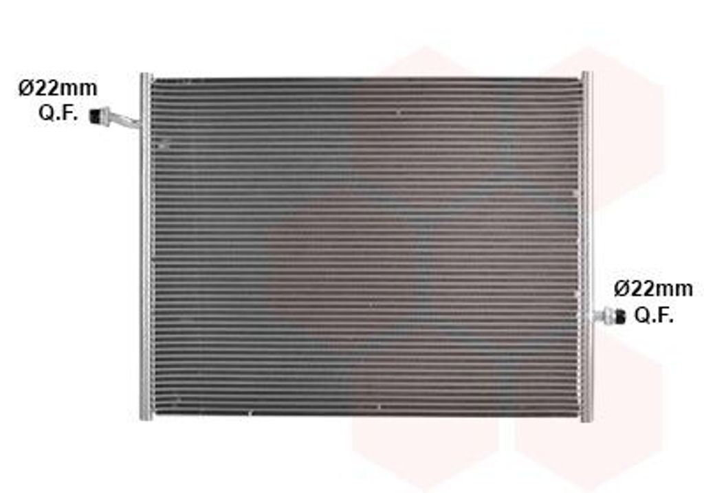 VAN WEZEL 30012703 Kühler Wasserkühler Motorkühler passend für MERCEDES-BENZ E-Klasse Limousine (W213) E-Klasse T-modell (S213) GLC (X253) GLC ...