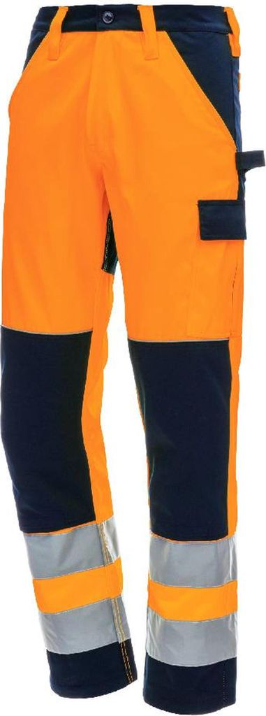 NITRAS Warnschutzhose MOTION TEX VIZ Bundhose Gr. 98 orange