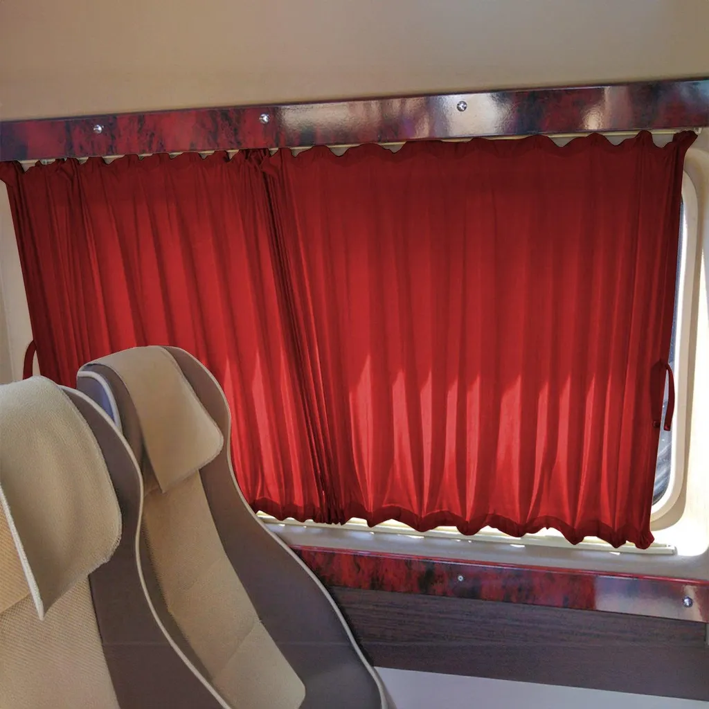 Tende di protezione solare su misura per Mercedes Sprinter W906 2006-18 L1 Rosso 10x - 2
