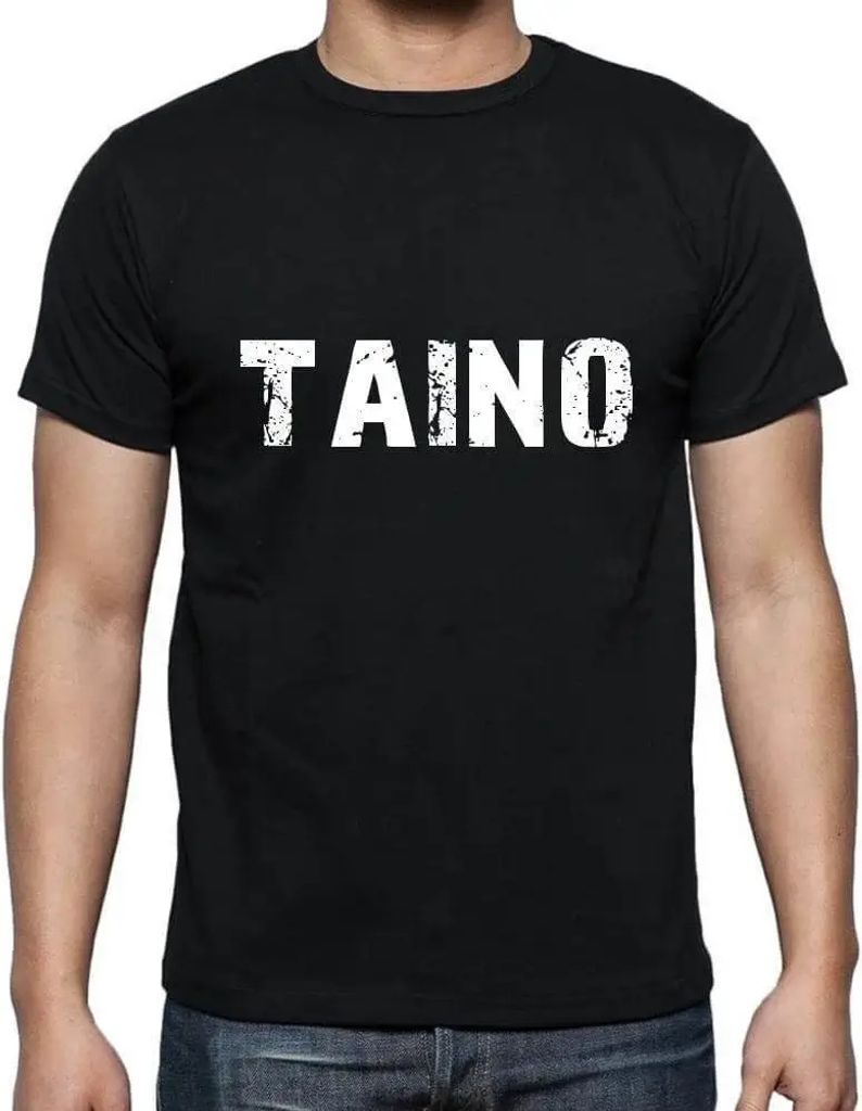Herren Grafik T-Shirt Taino Öko-Verantwortlich Vintage Jahrgang Kurzarm Lustige Druck Geburtstag Geschenk Mann