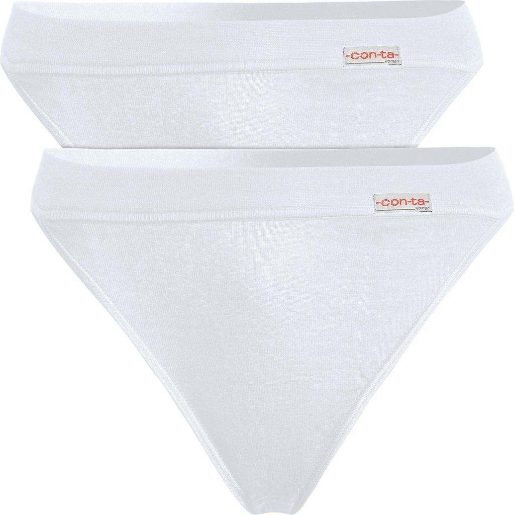 Con-ta Damen-Slip 2er-Pack weiß 50