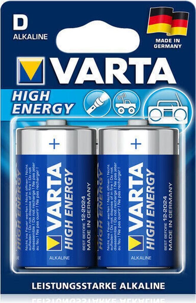1x2 Varta Longlife Power Mono D LR 20 Produktbild 