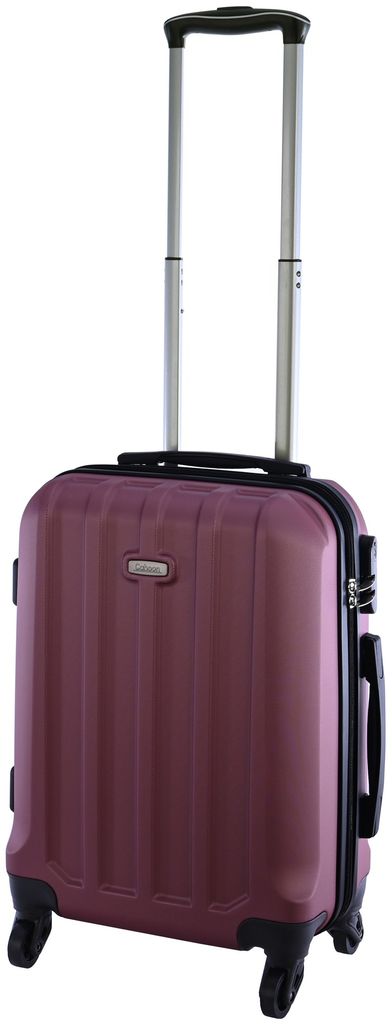 Cahoon – Hartschalenkoffer Handgepäck Trolley 4-Rollen Reisekoffer / 38 Liter / Farbe: purple rose