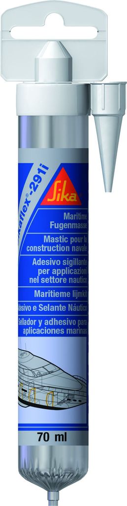 Sikaflex 291i White 70 ml Bootskleber, Marine Dichtmasse Produktbild 