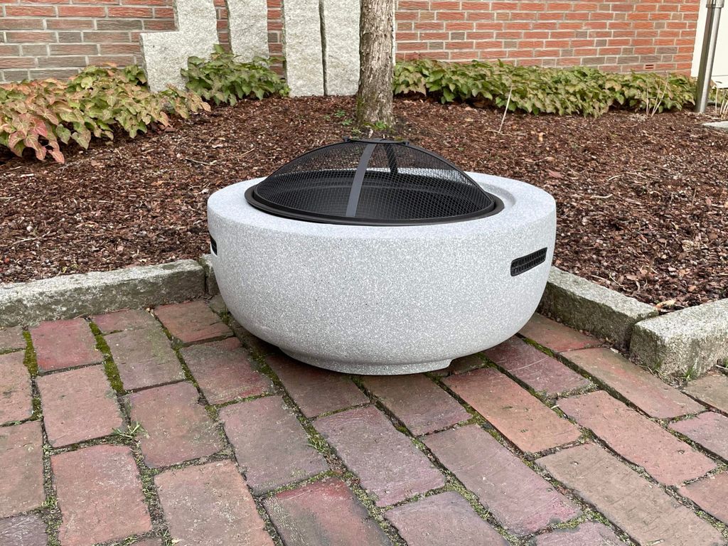 Feuerschale 2-in-1 in Granit-Optik | ca. Ø 60 cm | inkl. Produktbild 7