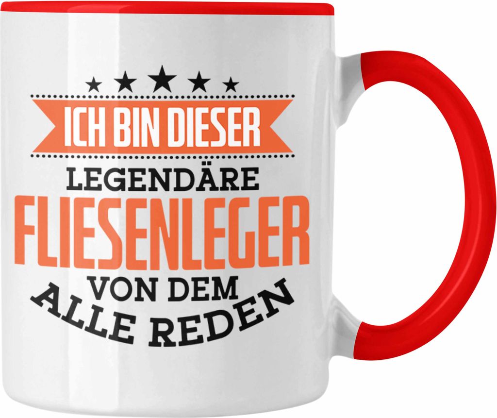 Trendation - Fliesenleger Tasse Geschenk Spruch Produktbild 