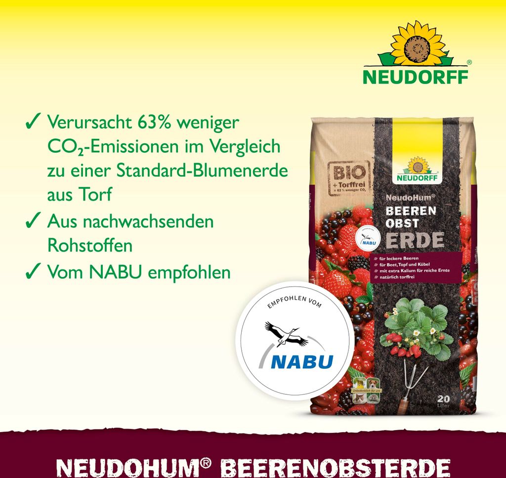 NEUDORFF® NeudoHum® Beerenobsterde 20 Liter Produktbild 13