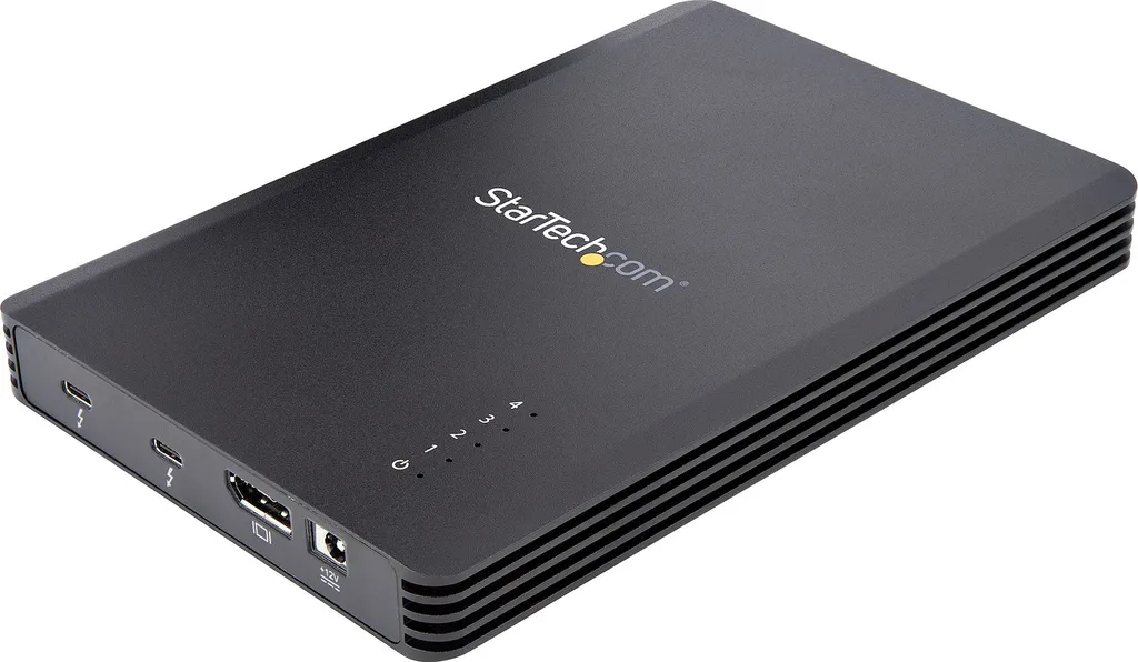 Station de Montage Vidéo Boîtier Thunderbolt 3 pour 4 Disques SSD M.2