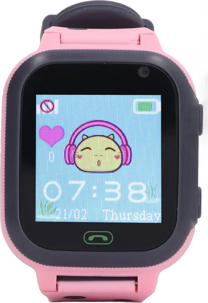 Kids Smart Watch Video Call Camera Alarm Flashlight Touchscreen Smartwatch per uso esterno Rosa