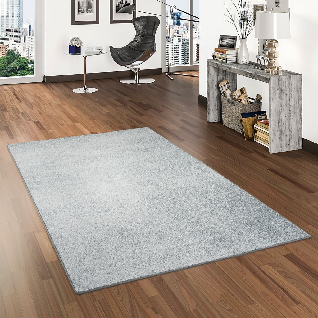 Hochflor Velours Teppich Luna Stone, Größe:100x300 cm