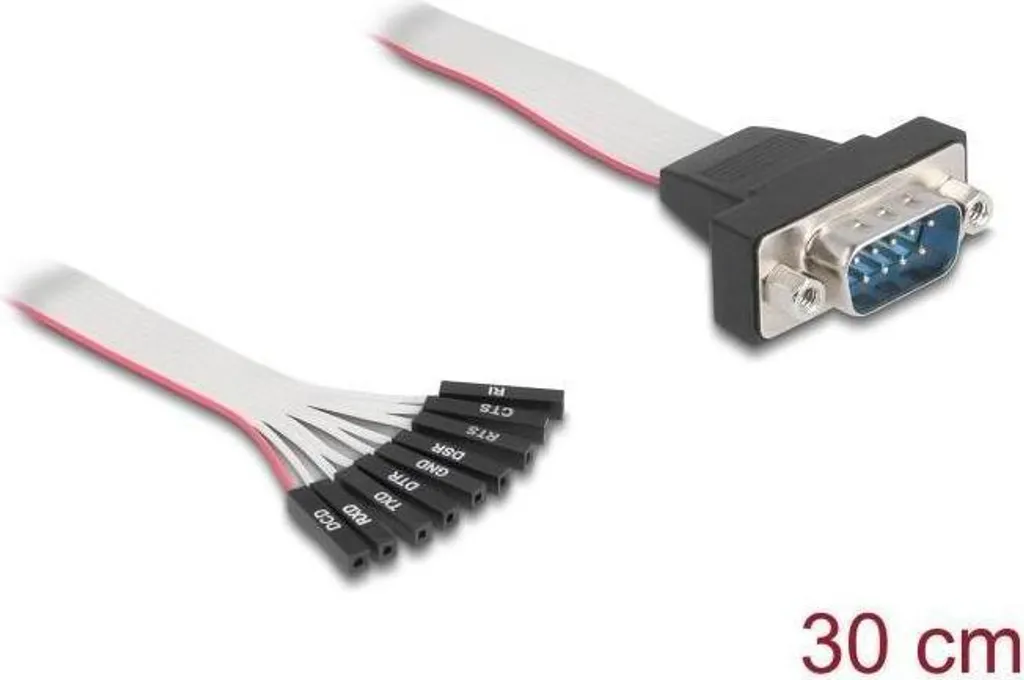 Delock Cavo Piatto Seriale RS-232 con 9 Pin Header Femmina