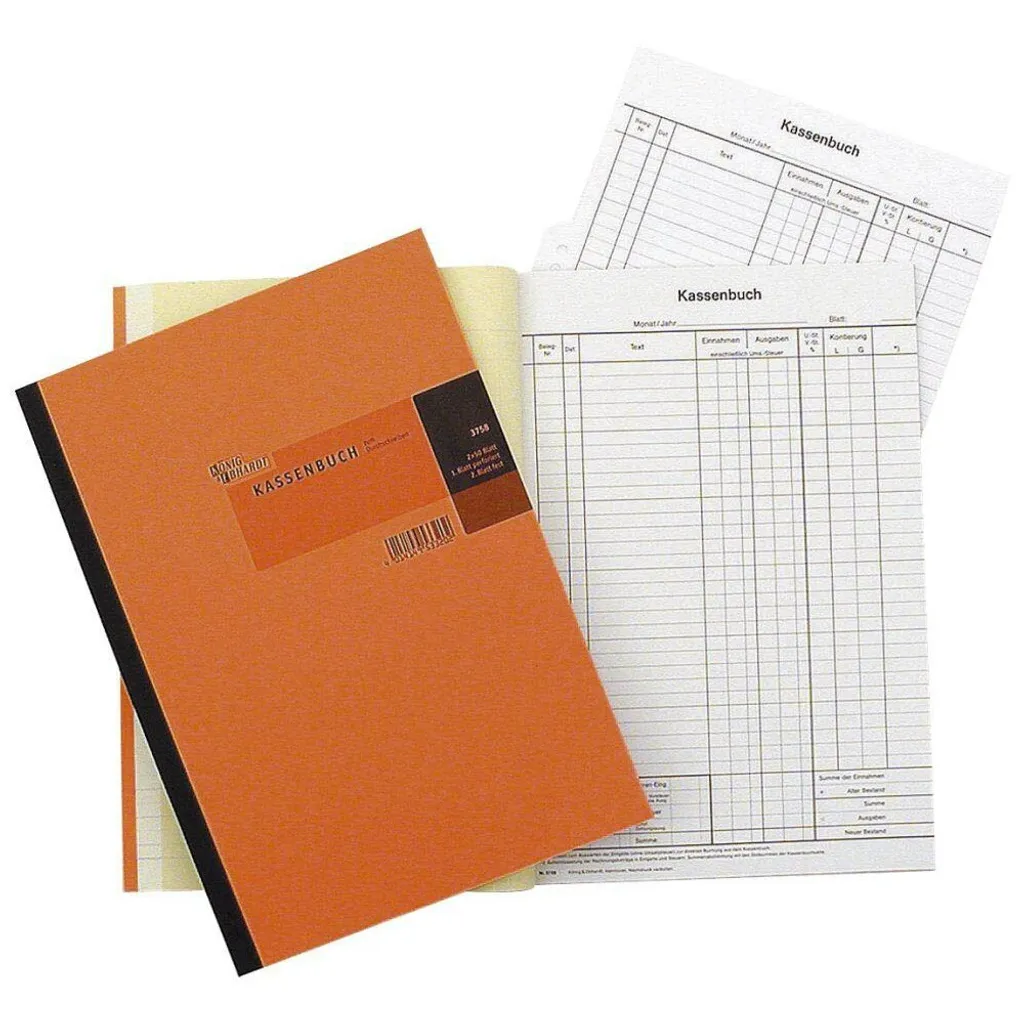 König & Ebhardt 86-26532 Carnet de Caisse autocopiant 2x50 feuillets