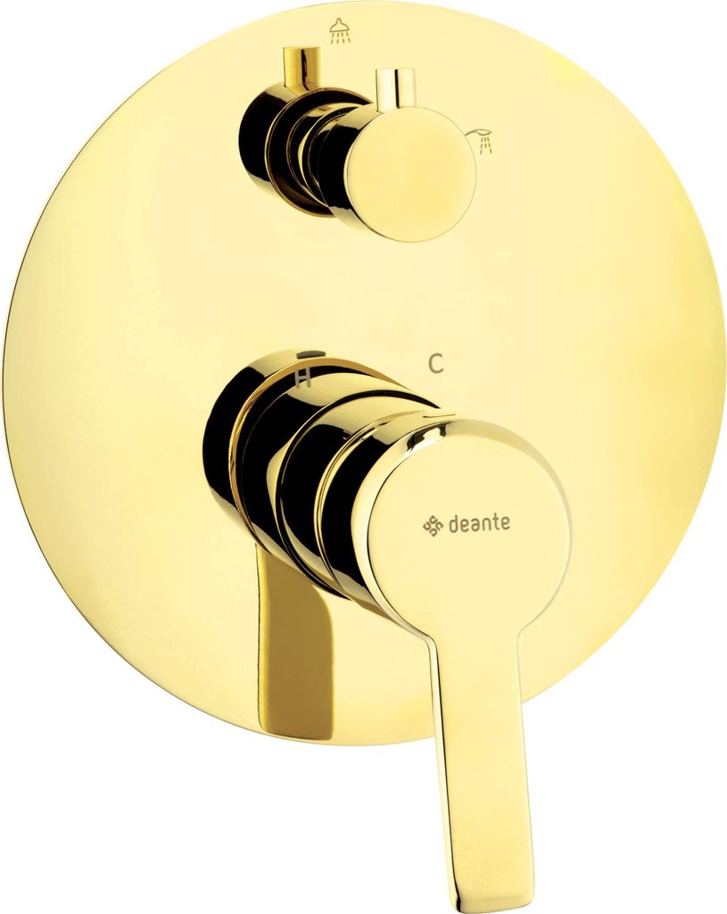 Concealed shower mixer with shower switch