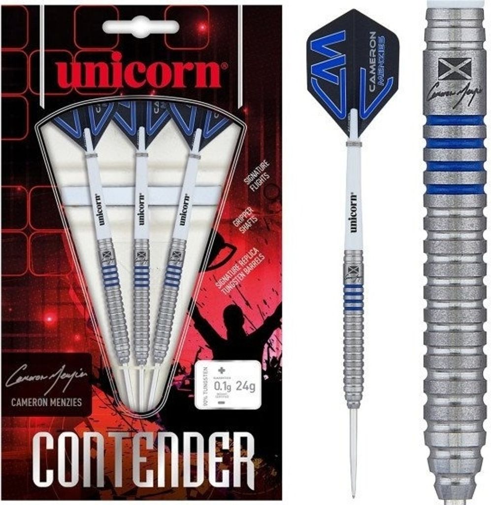 Unicorn Contender Cameron Menzies Phase 2 Steel Darts silber 0