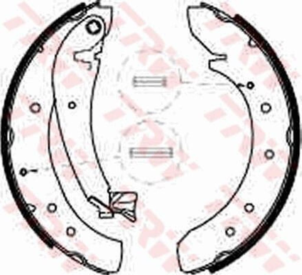 TRW GS8546 Bremsbackensatz OE 4241H5 kompatibel mit Jumper, Jumpy, Ducato, Scudo, Boxer, Expert, Proace