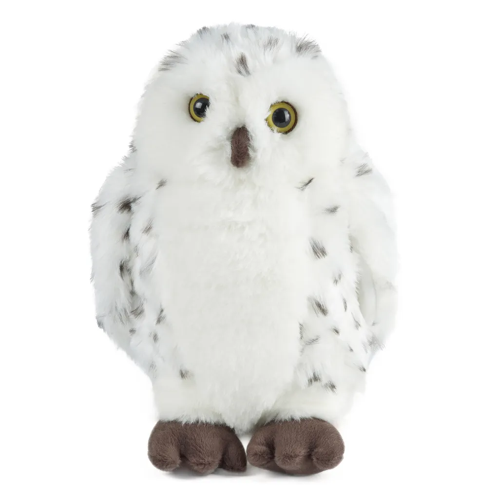 Doudou Hibou des neiges pour enfant - Peluche Living Nature câline