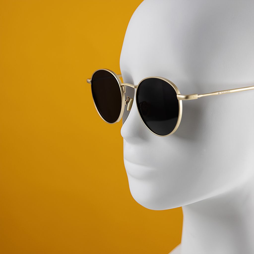 ASOS Herren Accessoires Sonnenbrillen retro-pilotensonnenbrille aus metall in Schwarz für Herren 