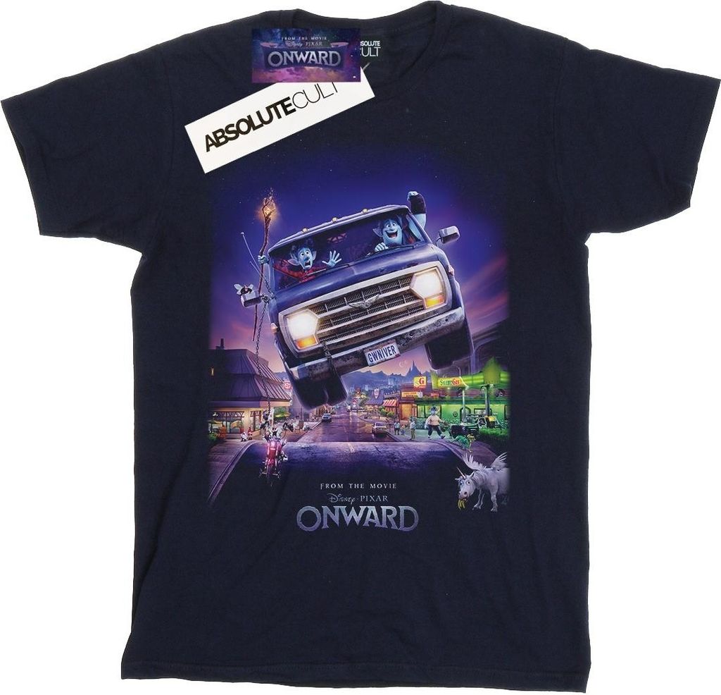 Disney - "Onward" T-Shirt für Herren BI44056 (M) (Marineblau)