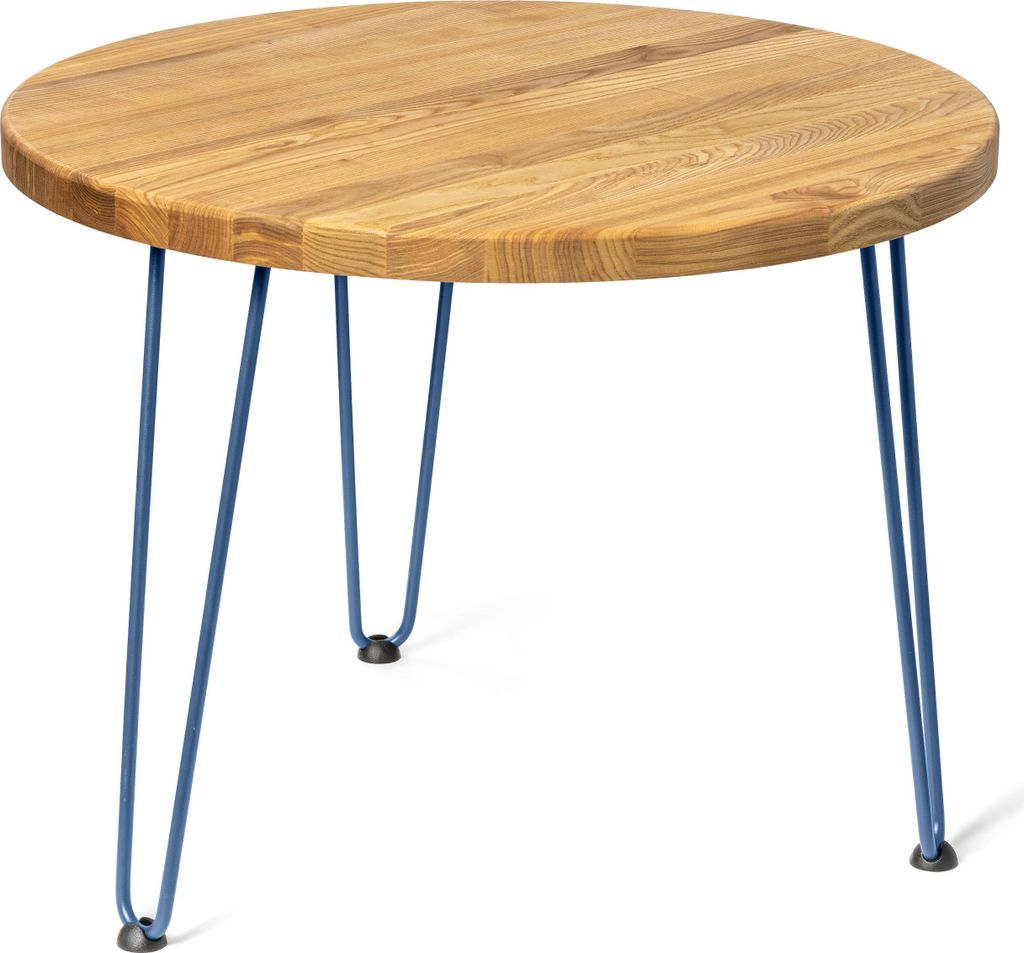 LAMO Manufaktur Couchtisch rund aus Holz 60 cm | Beistelltisch couch | Nachttisch Holz, Wohnzimmertisch klein, Kaffeetisch | Stärke: 28 mm, Farbe:...
