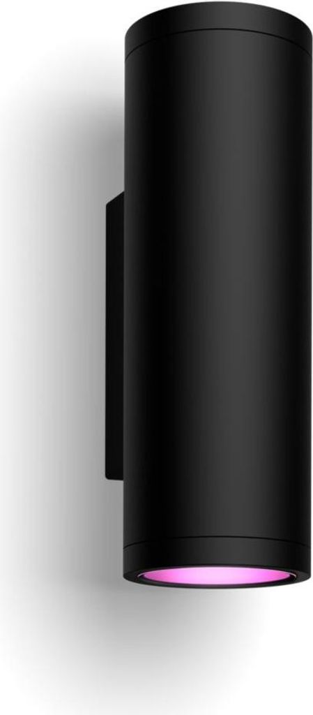 Philips Hue White and Color ambiance Appear Outdoor Wandleuchte silber - Intelligente Wandleuchte - ZigBee - Edelstahl - LED - Edelstahl - Nicht au...