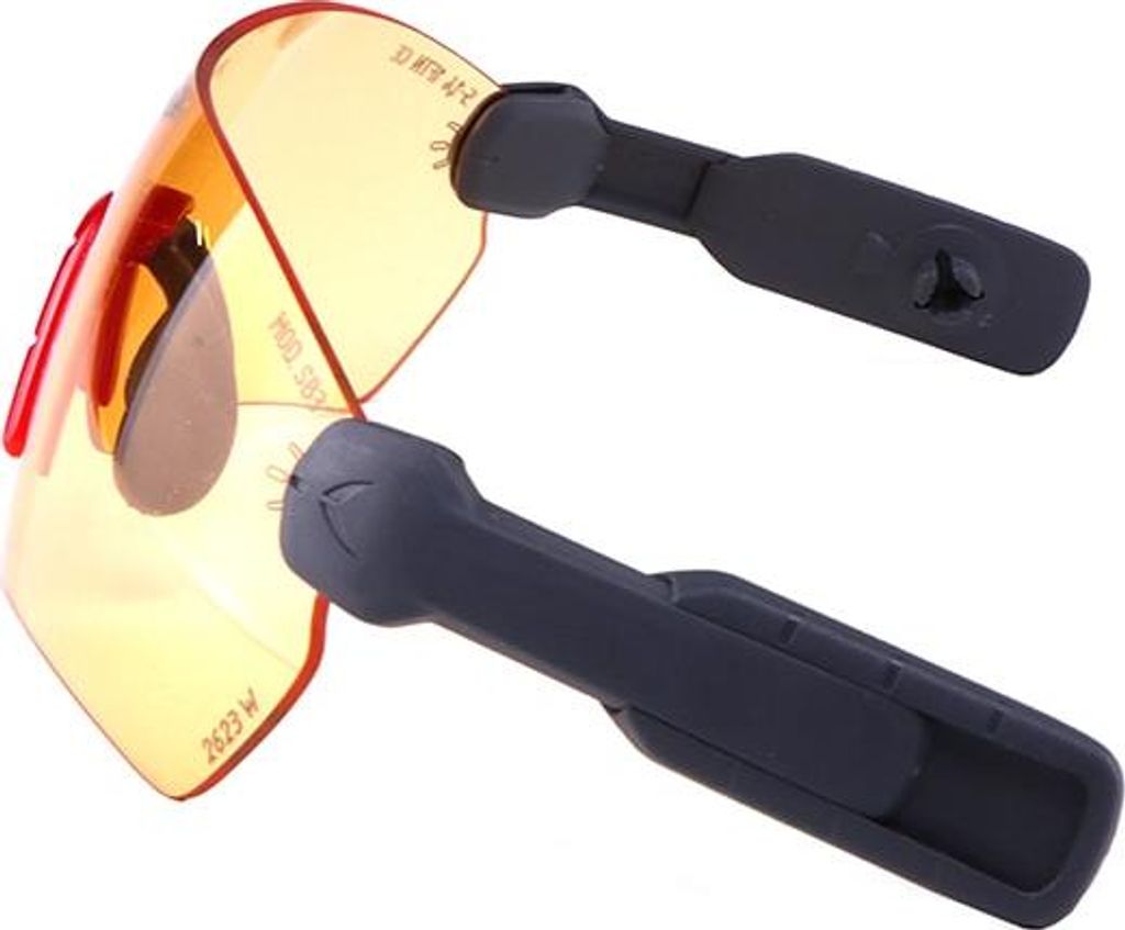PROTOS® Integral Schutzbrille/ Sicherheitsbrille, Orange Produktbild 