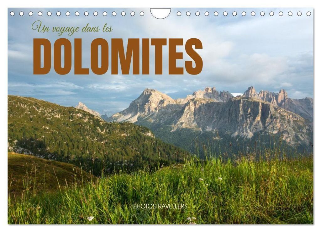 Un voyage dans les Dolomites (Calendrier mural 2027 DIN A4 vertical), CALVENDO calendrier mensuel