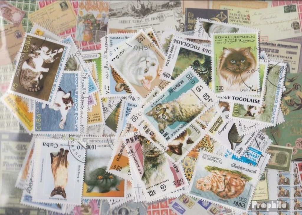 Briefmarken Motive 100 verschiedene Marken