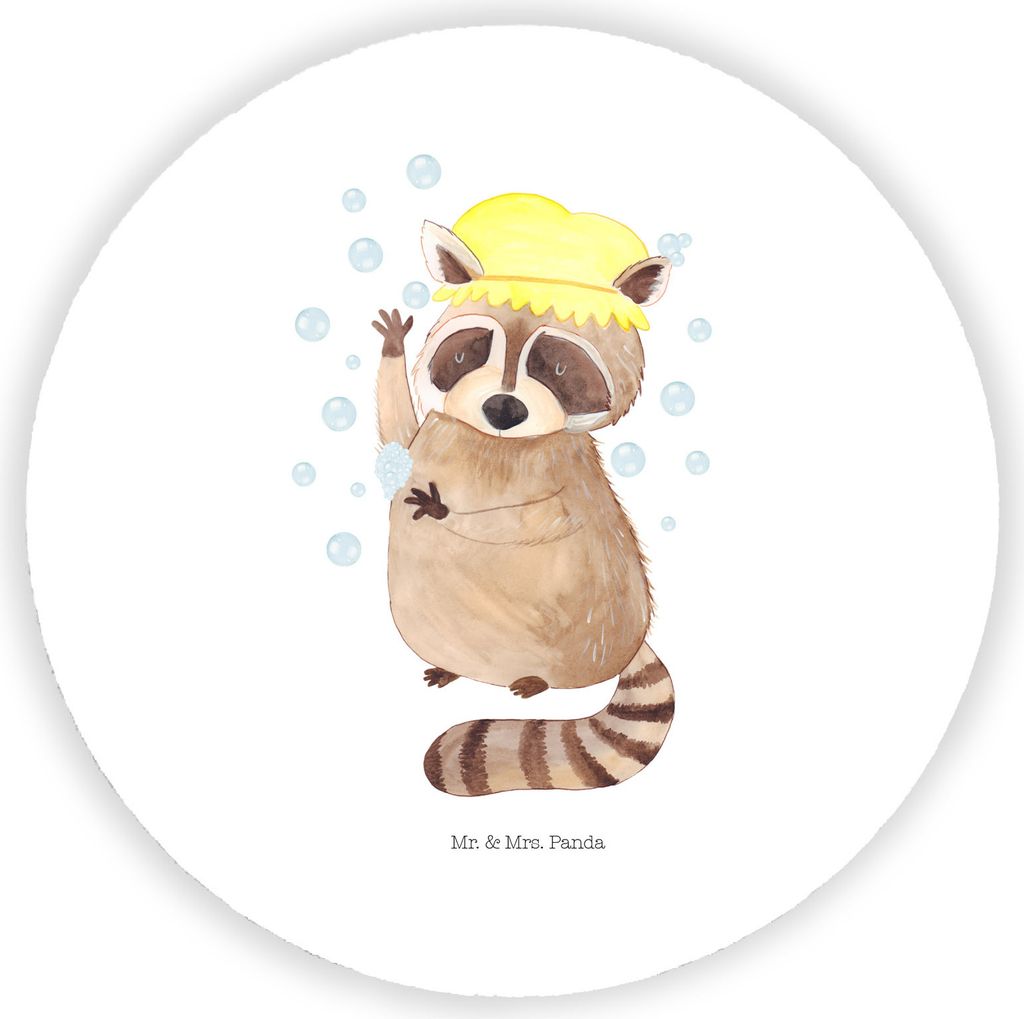 Mr. & Mrs. Panda magnet Waschbär - Weiß - Geschenk, für kühlschrank, Plan, Fröhlich, Whiteboard, whiteboardmagnet, Gute Laune, Seifenblasen, T...