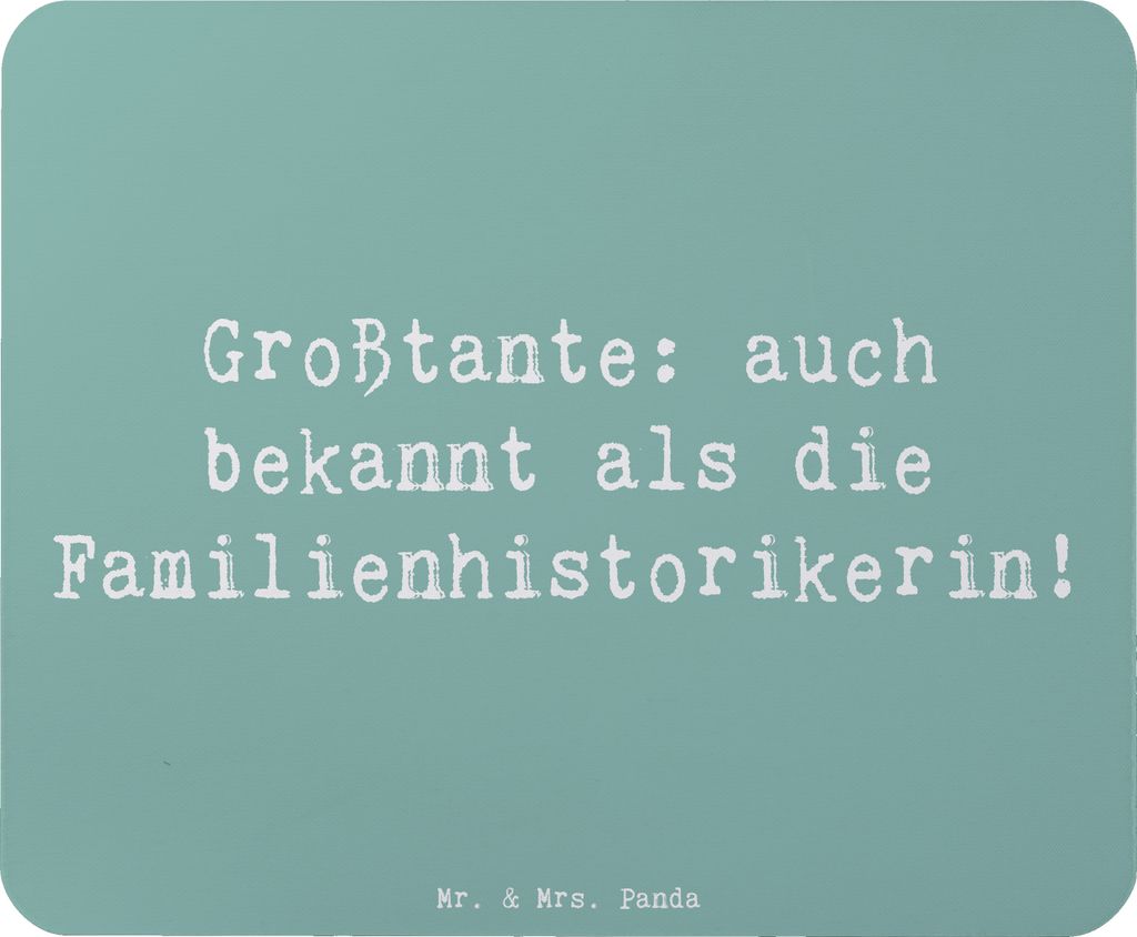 Mr. & Mrs. Panda Mouse Pad Spruch Großtante Historikerin - Produktbild 