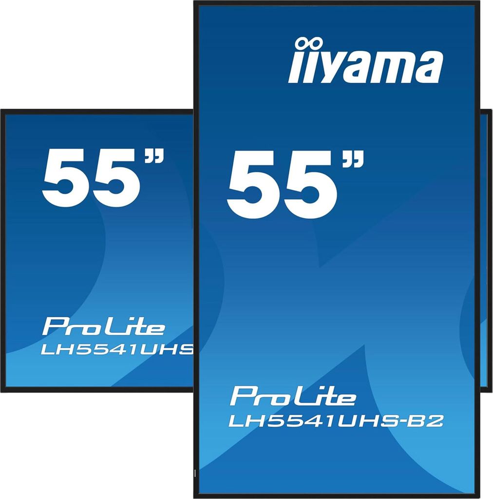 iiyama Professional Monitor 54.6" 4K Ultra HD LH5541UHS-B2 Produktbild 