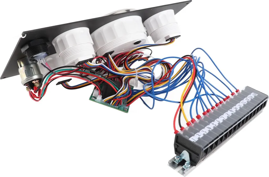 Combiné d'instruments digital multifonction 12V/24V pour camping-car