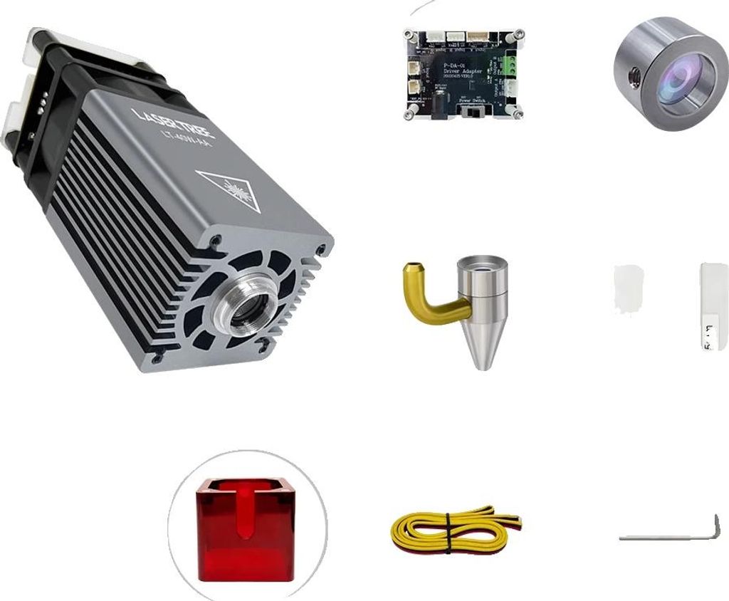 Laser-Modul, 450nm Wellenlänge, einstellbare Fokussierung, LT-40W-AA