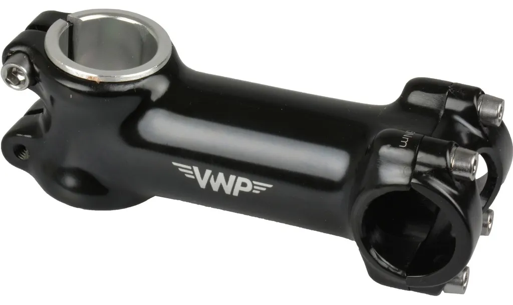 Potence de Vélo Vwp Devant 90 mm Noire pour Pivot de Fourche VTC