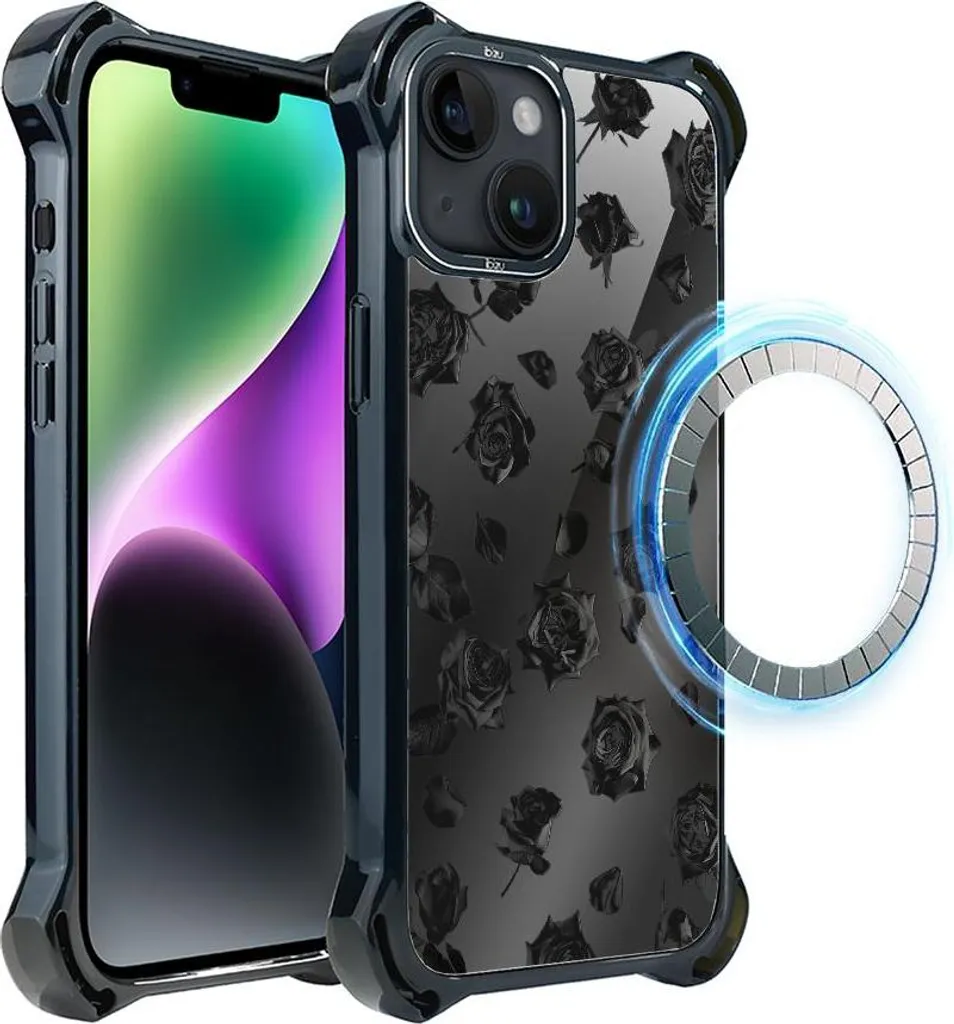 Custodia iPhone 14 IBIZU DropGuard Ultra MagSafe: Protezione Top Mezzanotte