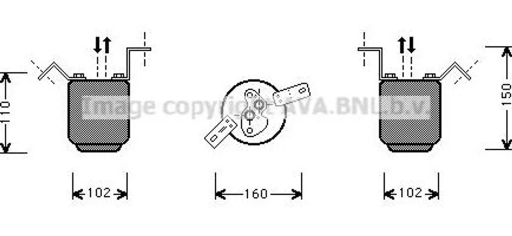 Problème clim BMW E36 ? Changez le sécheur 64531393869 AVA BWD225 vite