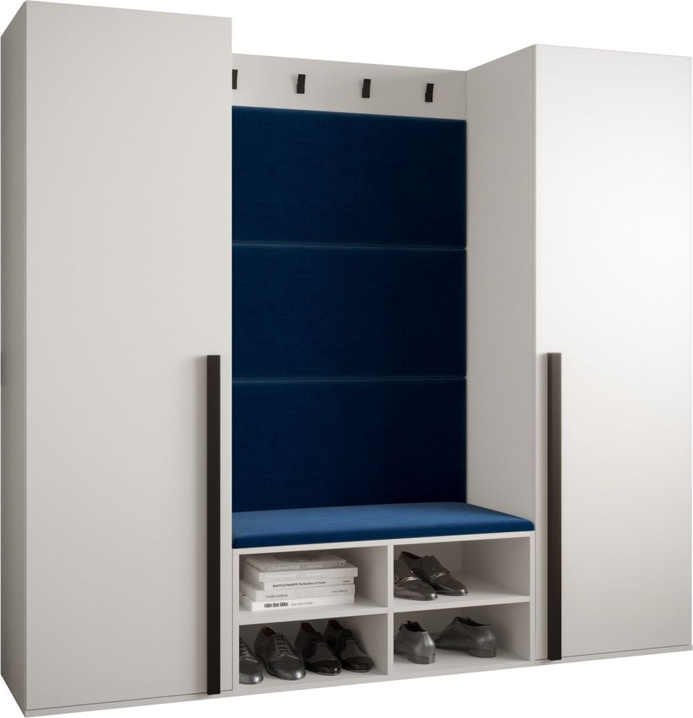Garderobe MIRO Set 9 mit gepolsterten Paneelen Industrial Design