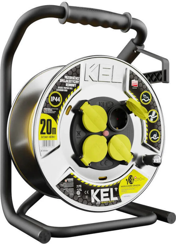 Rallonge Électrique de Chantier 20m 3x2,5 H07RN-F pour Travaux Pros