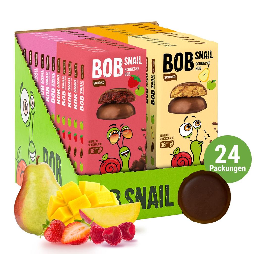Bob Snail Set 2 – Fruchtcrush je 6 x 30g (Mango, Produktbild 