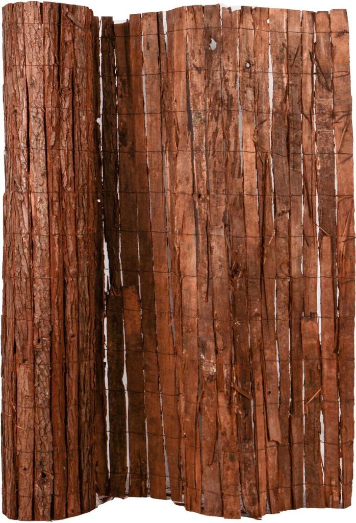 UNUS Sichtschutzmatte Baumrinde 90x300cm Sichtschutz Zaun Terrasse Balkon