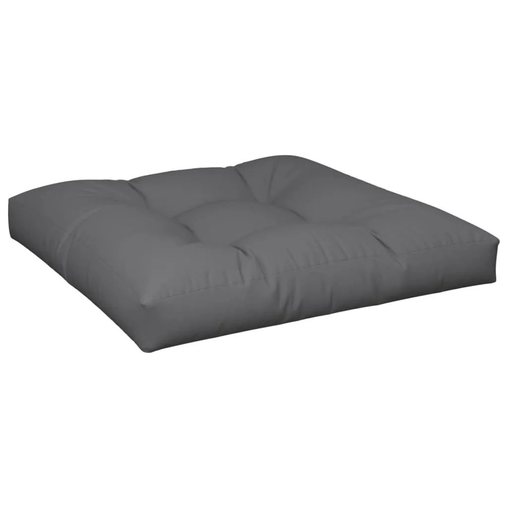 Cuscino per Divano Pallet 80x80x12 cm Antracite - Design vidaXL