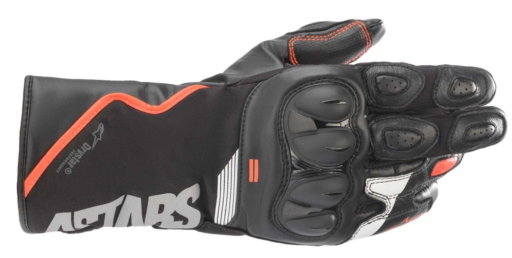 Alpinestars SP-365 Drystar Motorradhandschuhe, schwarz/rot/weiß, 2XL
