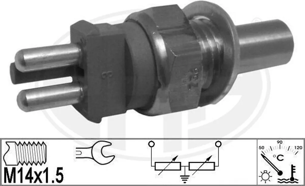 Sonde de température Mercedes 8 542 56 17 : Fin de la surchauffe