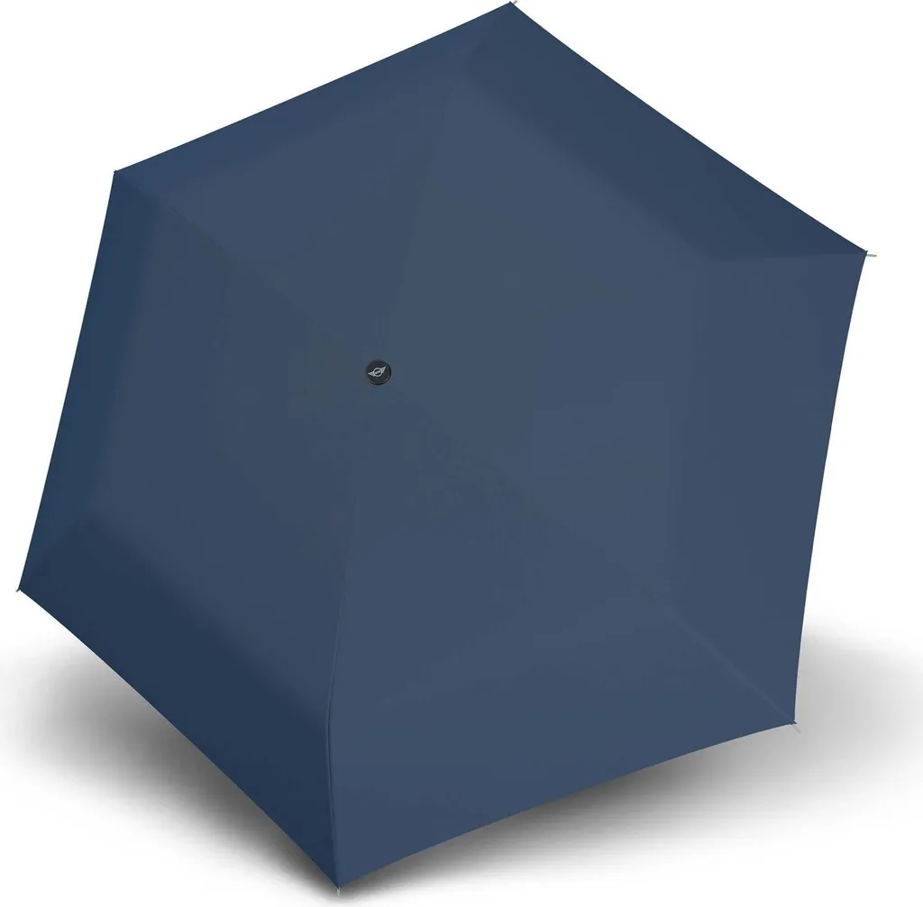 Knirps ombrello tascabile ombrello Mini Manual Sunset Navy blu scuro