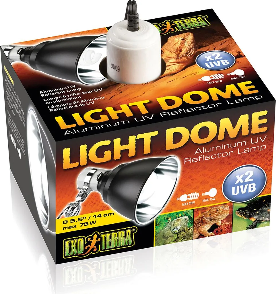 Hagen Exo Terra Light Lampada a cupola a morsetto 14 cm