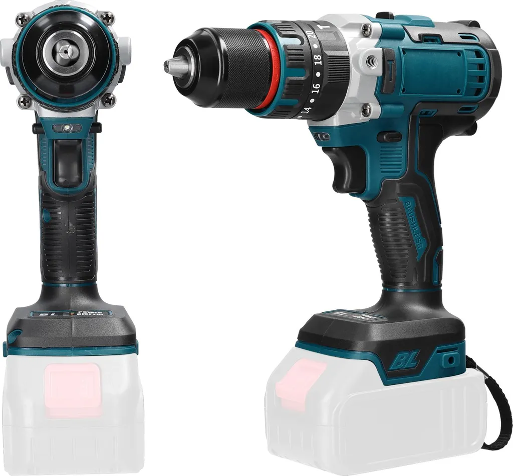 Perceuse électrique 13mm brushless avec fonction percussion robuste