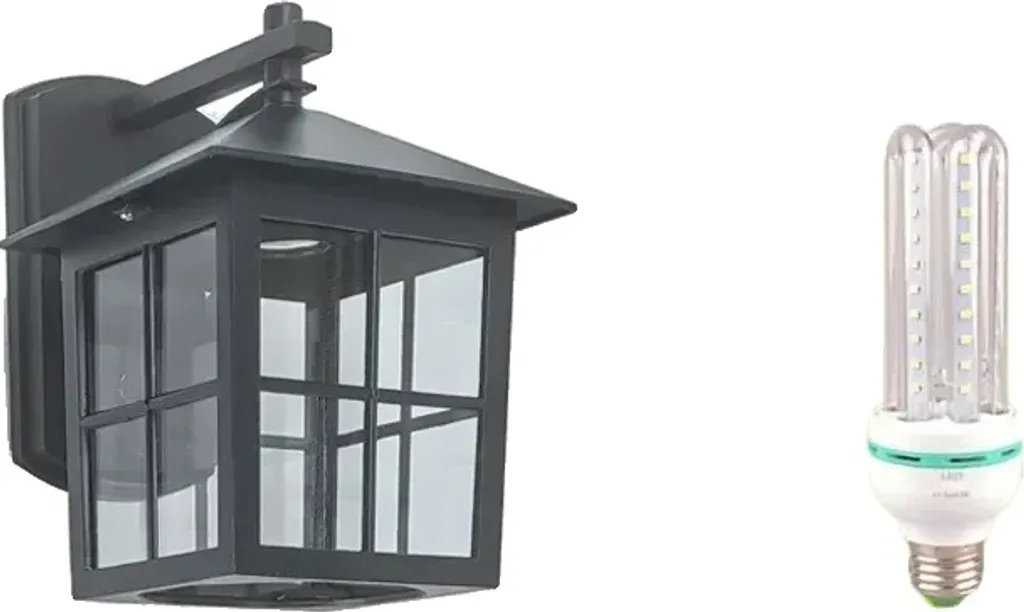 Applique Extérieure Étanche IP54 en Aluminium Moulé Style Rétro Chic