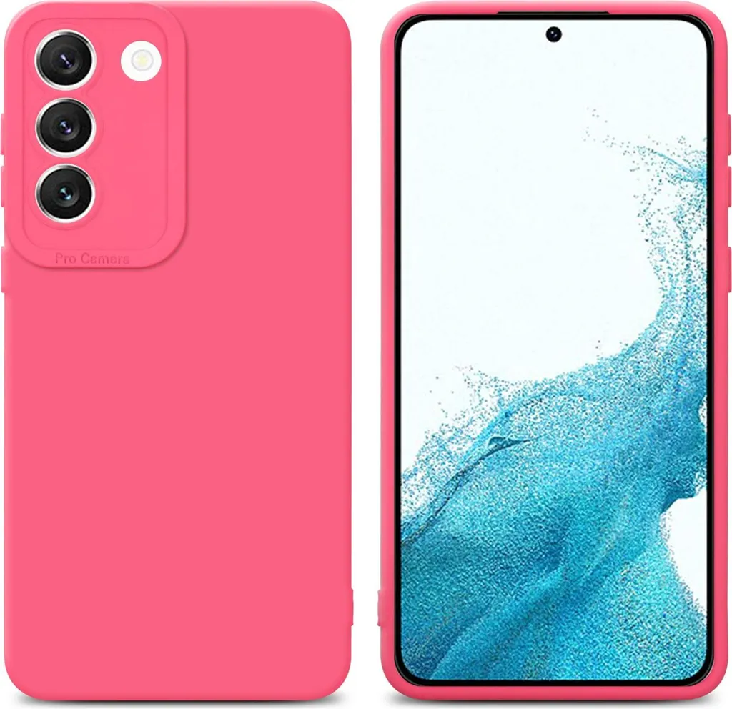 Cover Samsung S22 Cadorabo Rossa TPU - Ultra Sottile e Anti-Urto