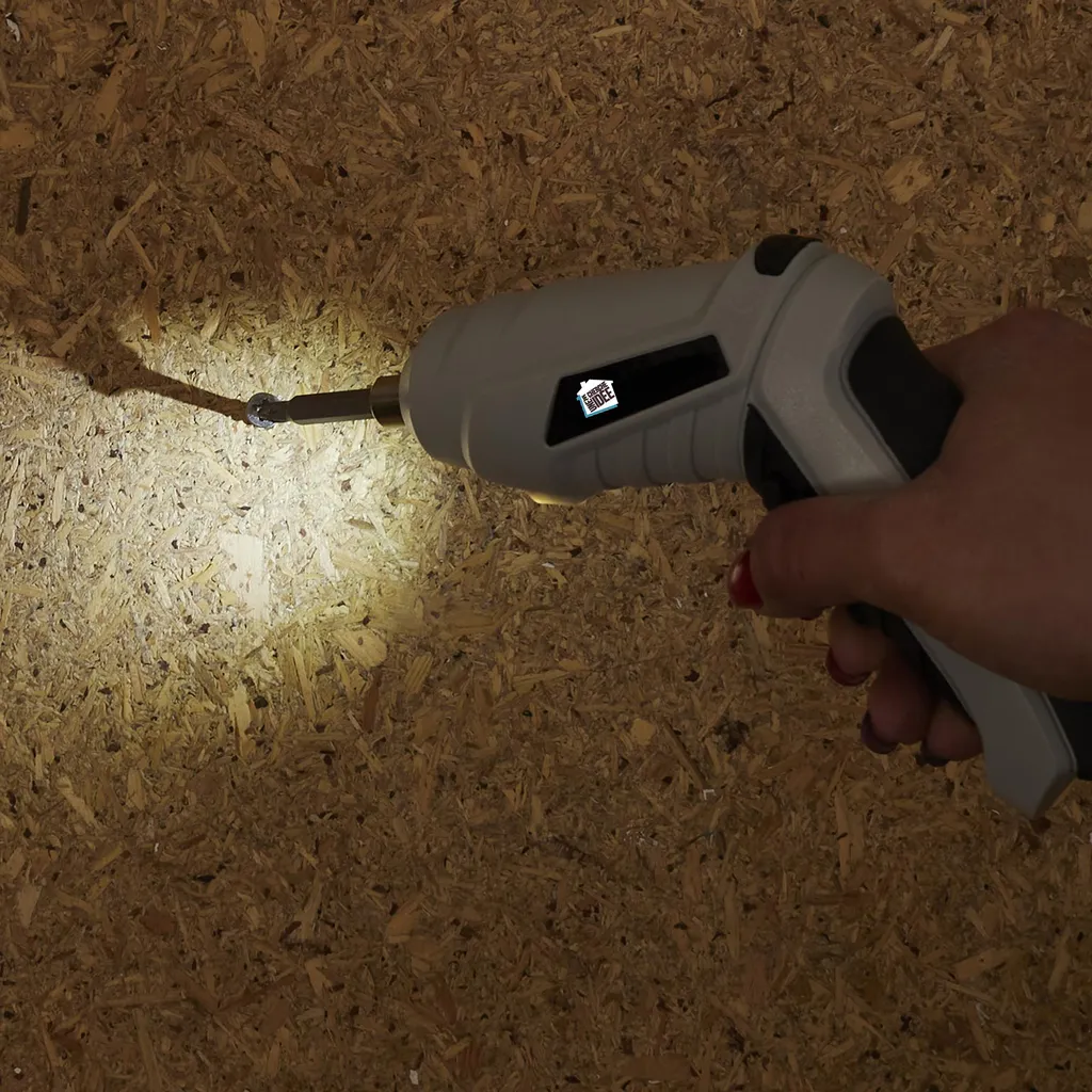 Tournevis sans fil à tête rotative polyvalent 3.6V avec embouts inclus