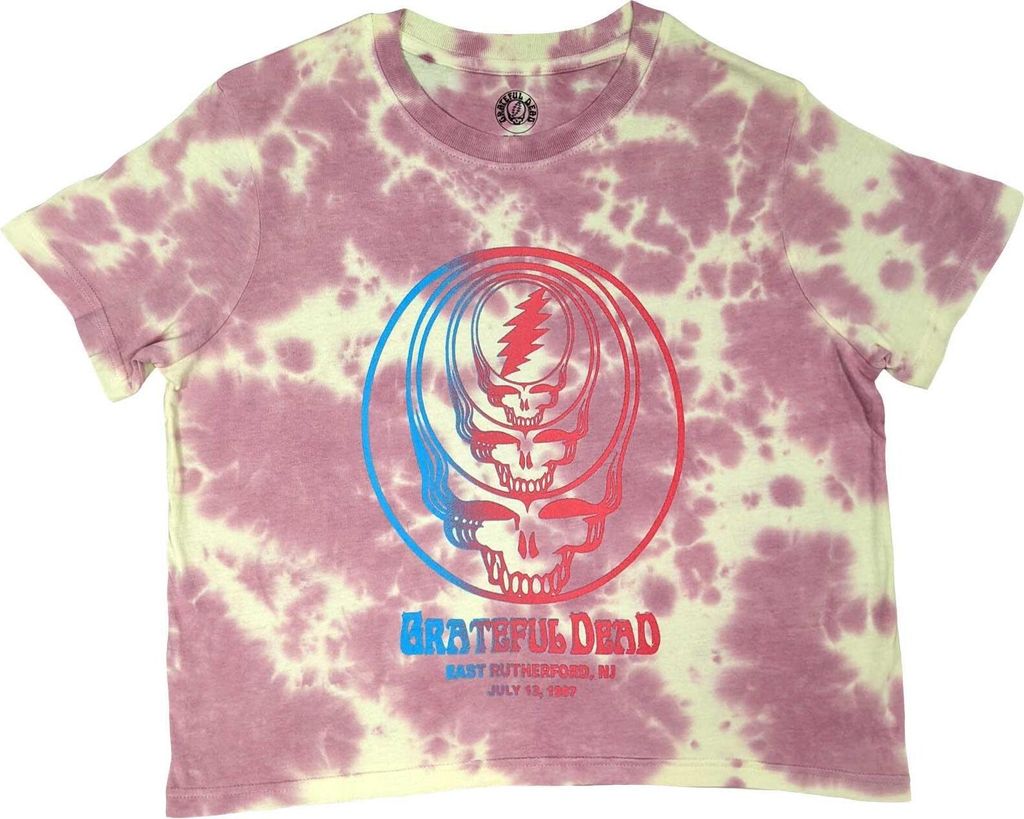 Grateful Dead - "Concentric" Kurzes Top für Damen RO5808 (L) (Pink)
