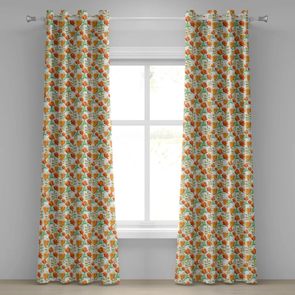 Tende Decorative Primavera ABAKUHAUS - 280x175 cm Acquerello Artistico